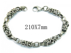 HY Wholesale Stainless Steel 316L Bracelets (Byzantine)-HY40B0228OE