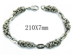 HY Wholesale Stainless Steel 316L Bracelets (Byzantine)-HY40B0229OX