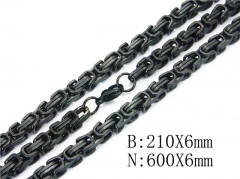 HY Wholesale Black Necklaces Bracelets Sets-HY40S0303I45
