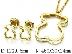 HY Wholesale Bears Earring/Pendant Set-HY90S0133HPL