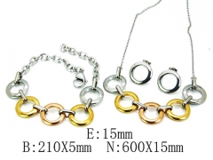 HY Wholesale Three Color jewelry Set-HY59S2821IRR