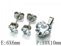 HY Wholesale 316 Stainless Steel jewelry Set-HY21S0001IJ