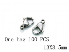 HY Wholesale 316L Stainless Steel Lobster Claw Clasp-HY73A0008IZZ