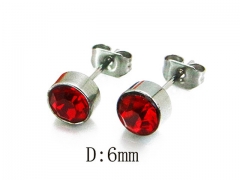 HY Stainless Steel Small Crystal Stud-HY81E0127HL
