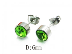 HY Stainless Steel Small Crystal Stud-HY81E0129HL