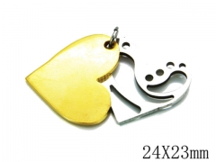 HY Stainless Steel 316L Pendant-HYC73P0143JS