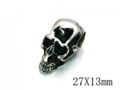 HY Stainless Steel 316L Skull Pendant-HYC46P0131OU