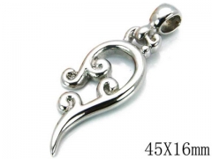 HY Stainless Steel 316L Pendant-HYC73P0080ML