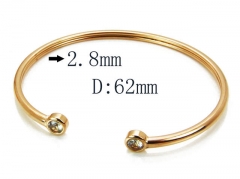 HY Stainless Steel 316L Bangle-HYC80B0550PQ