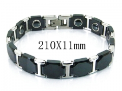 HY Stainless Steel 316L Bracelets (Ceramics Health)-HY36B0180JLS