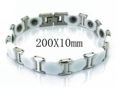 HY Stainless Steel 316L Bracelets (Ceramics Health)-HY36B0179JLW