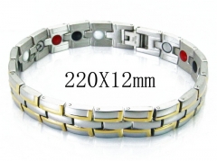 HY Stainless Steel 316L Bracelets (Magnetic Health)-HY36B0200IHS