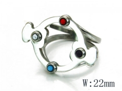 HY 316L Stainless Steel Hollow Rings-HYC90R0011HKR