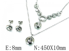 HY 316L Stainless Steel jewelry CZ Set-HY59S1505OLE