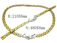 HY Wholesale Necklaces Bracelets Sets-HY63S0402KOV