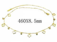 HY Wholesale 316L Stainless Steel Necklace-HY54N0377HIB