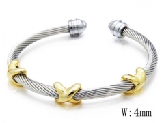 HY Stainless Steel 316L Bangle (Steel Wire)-HY38B0357H60
