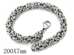 HY Wholesale Stainless Steel 316L Bracelets (Byzantine)-HY61B0019H00