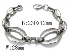 HY Stainless Steel 316L Bracelets (Casting Style)-HY55B0100O0