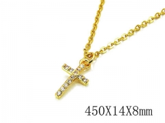 HY Wholesale Stainless Steel 316L Necklaces (Religion Style)-HY35N0146PC