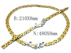 HY Wholesale Necklaces Bracelets Sets-HY63S0403LOE