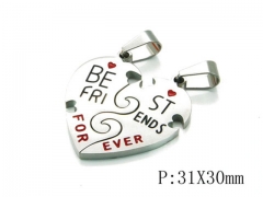 HY 316L Stainless Steel Lover Pendant-HY59P0358ML