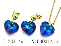 HY 316L Stainless Steel Lover jewelry Set-HY85S0305PG