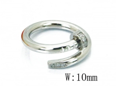 HY 316L Stainless Steel Small CZ Rings-HY14R0557NC