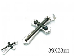 HY Stainless Steel 316L Cross Pendant-HYC79P0341OD