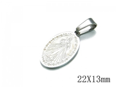 HY Stainless Steel 316L Religion Pendant-HYC70P0357IW
