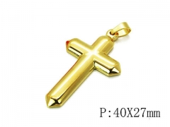 HY Stainless Steel 316L Cross Pendant-HYC70P0475LE