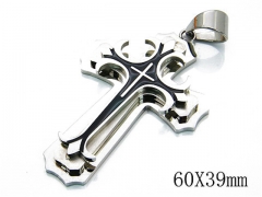HY Stainless Steel 316L Cross Pendant-HYC79P0209HLD