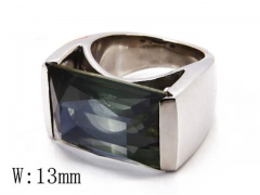 HY Stainless Steel 316L Big CZ Rings-HYC30R0292H80
