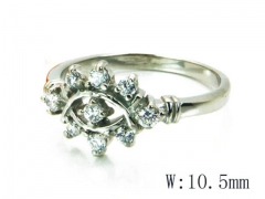 HY Stainless Steel 316L Small CZ Rings-HYC30R1009K5
