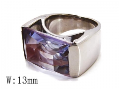 HY Stainless Steel 316L Big CZ Rings-HYC30R0291H80