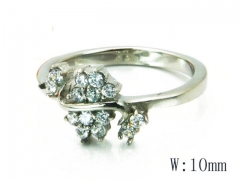 HY Stainless Steel 316L Small CZ Rings-HYC30R1008K5