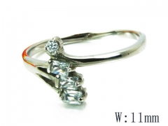 HY Stainless Steel 316L Small CZ Rings-HYC30R1019KL