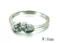 HY Stainless Steel 316L Small CZ Rings-HYC30R1000KL