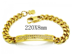 HY Stainless Steel 316L Bracelets-HYC90B0236IHE