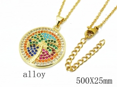 HY Wholesale Stainless Steel 316L Necklaces-HY0002N009OL