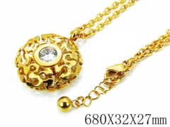 HY Stainless Steel 316L Necklaces-HYC68N0022I00