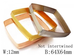 HY Stainless Steel 316L Bangle-HYC58B0008H50