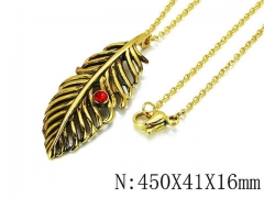 HY Stainless Steel 316L Necklaces-HYC64N0123HNC