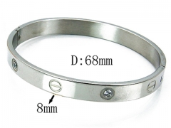 HY Stainless Steel 316L Bangle-HYC81B0115HLD