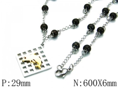 HY Stainless Steel 316L Necklaces-HYC76N0322MLC