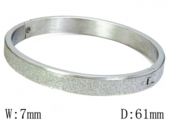 HY Stainless Steel 316L Bangle-HYC80B0100PL