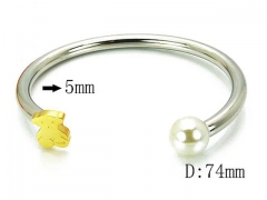 HY Stainless Steel 316L Bangle-HYC90B0114HLR