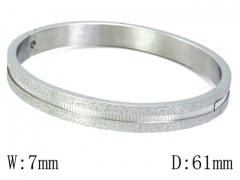 HY Stainless Steel 316L Bangle-HYC80B0102PL