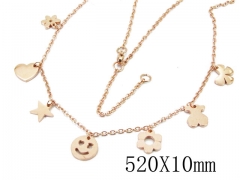 HY Stainless Steel 316L Necklaces-HYC90N0129