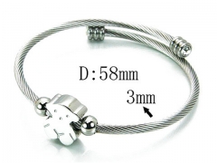 HY Stainless Steel 316L Bangle-HYC91B0102HNE